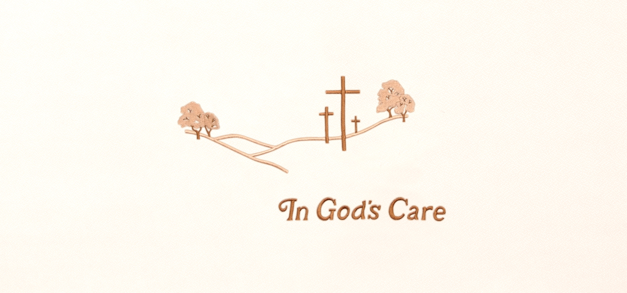 In Gods Care Copper Rosetan Faux